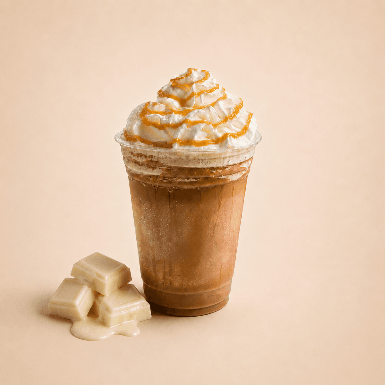 Coffee & white chocolate frappé