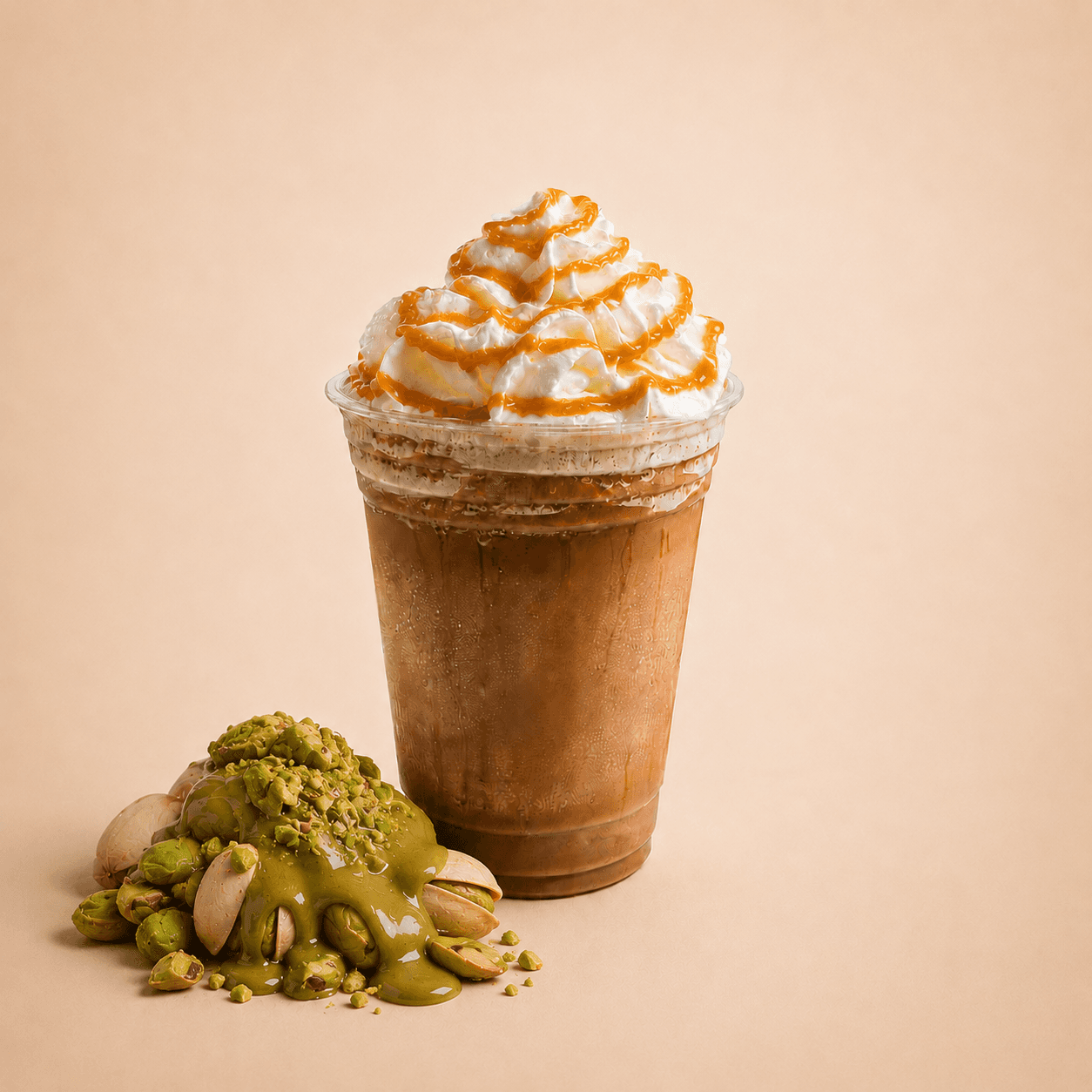 Creamy Dubai & coffee frappé